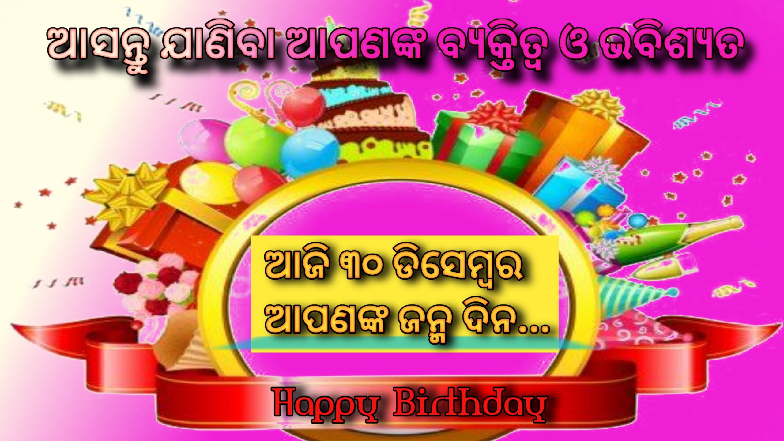 ଆଜି ୩୦ ଡିସେମ୍ବର ଆପଣଙ୍କର ଜନ୍ମଦିନ,ଆସନ୍ତୁ ଜାଣିବା  ଆପଣଙ୍କ ବ୍ୟକ୍ତିତ୍ୱ ଏବଂ ଭବିଷ୍ୟତ ….