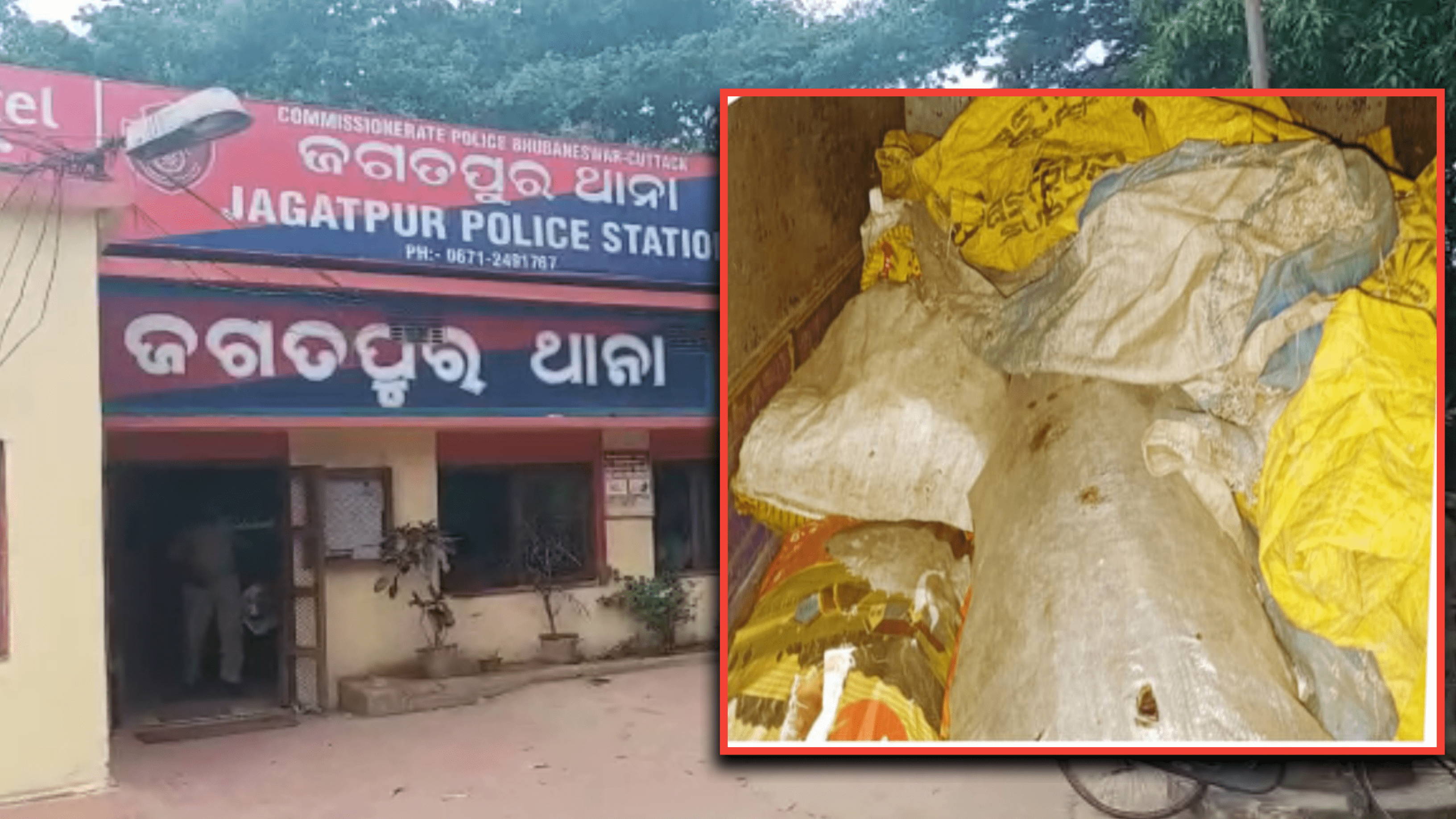 ଜଗତପୁର ପୋଲିସ ହାତରେ ତମ୍ବାଚୋର ରାକେଟ ବହୁ ପରିମାଣର ଚୋରା ତମ୍ବା ଜବତ