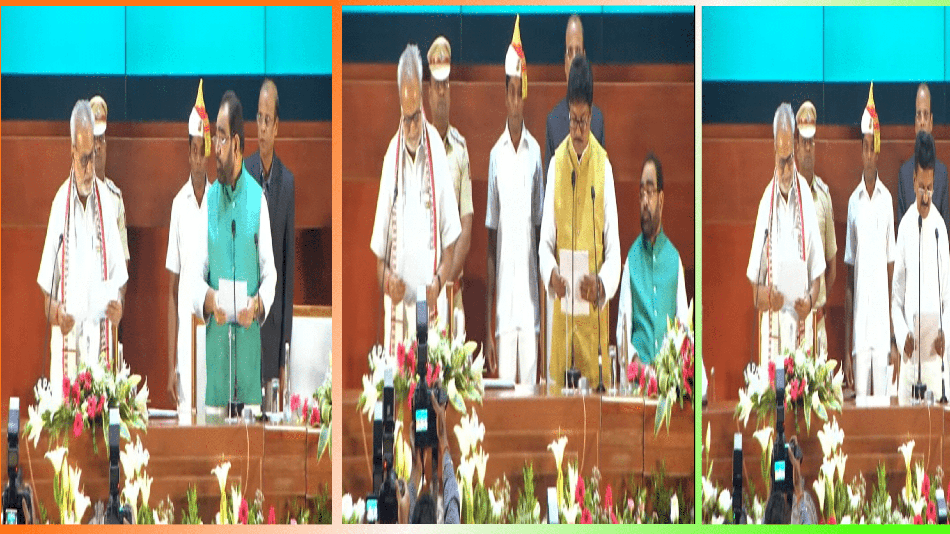 ଶପଥ ନେଲେ ବିକ୍ରମ, ସୁଦାମ ଓ ଶାରଦା..ବିକ୍ରମଙ୍କୁ ଅର୍ଥ, ସୁଦାମଙ୍କୁ ମିଳିଲା ସ୍କୁଲ ଓ ଗଣଶିକ୍ଷା ବିଭାଗ ଦାୟିତ୍ୱ, ଶ୍ରମ ମନ୍ତ୍ରୀ ହେଲେ ଶାରଦା…