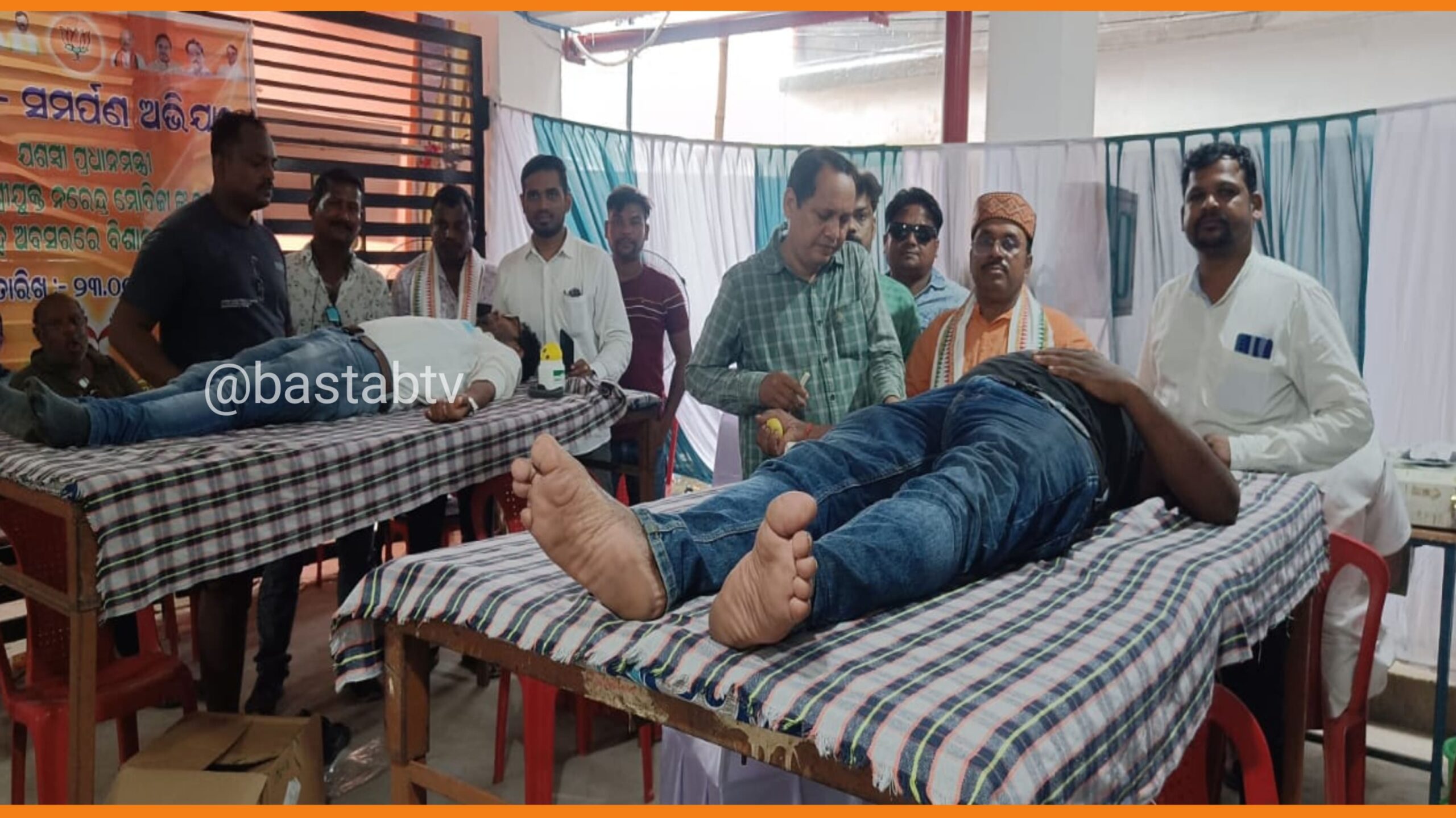 ସେବା ପକ୍ଷ ଅବସରରେ ବାରବାଟି କଟକ ନିର୍ବାଚନ ମଣ୍ଡଳୀ ବିଜେପିର ରକ୍ତଦାନ ଶିବିର….