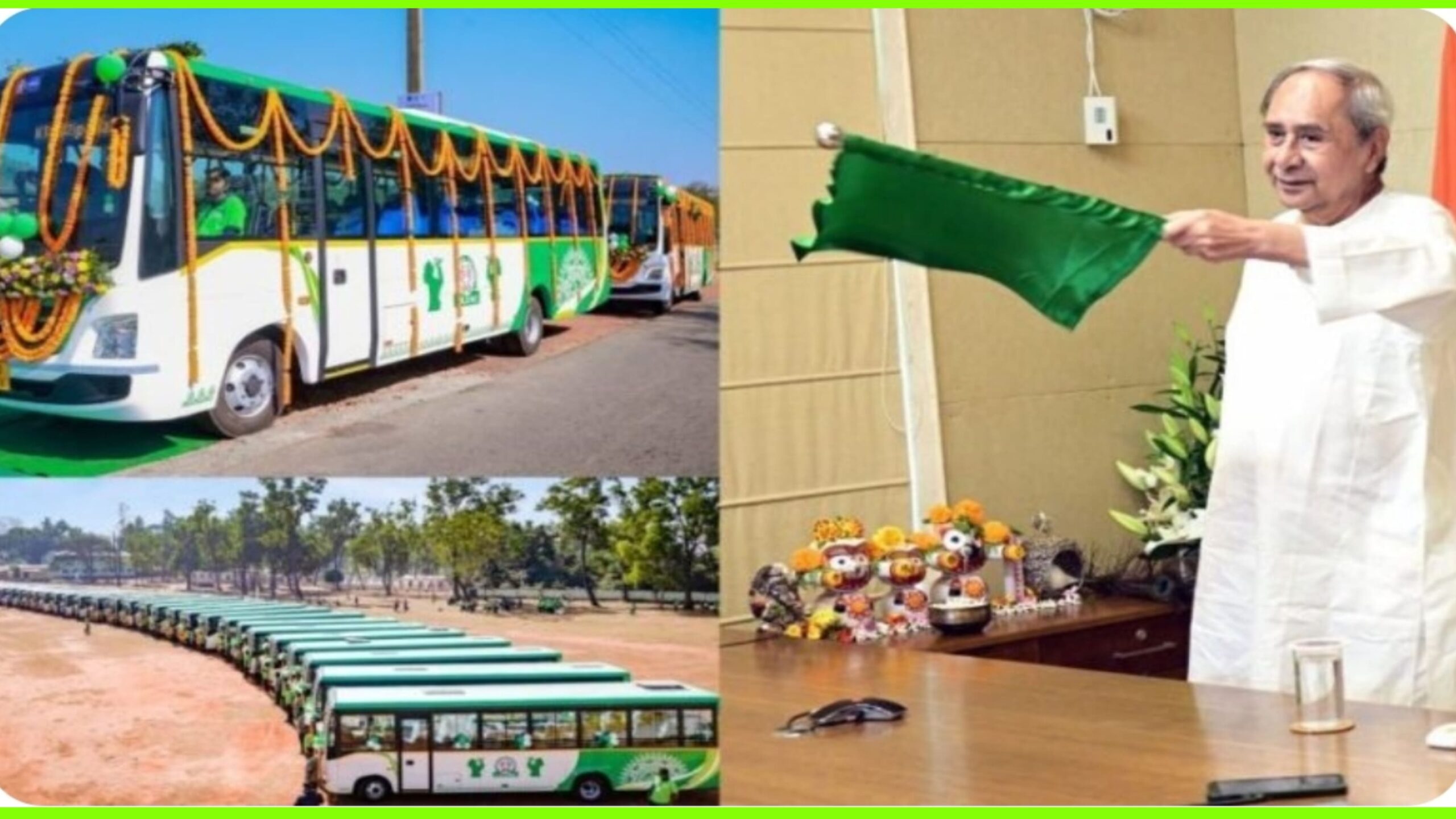 ମୁଖ୍ୟମନ୍ତ୍ରୀ ନବୀନ ପଟ୍ଟନାୟକଙ୍କ ଦ୍ୱାରା ପାଞ୍ଚୋଟି ଜିଲ୍ଲା ପାଇଁ ଲକ୍ଷ୍ମୀ ବସ୍ ଯୋଜନାର ଶୁଭାରମ୍ଭ…..