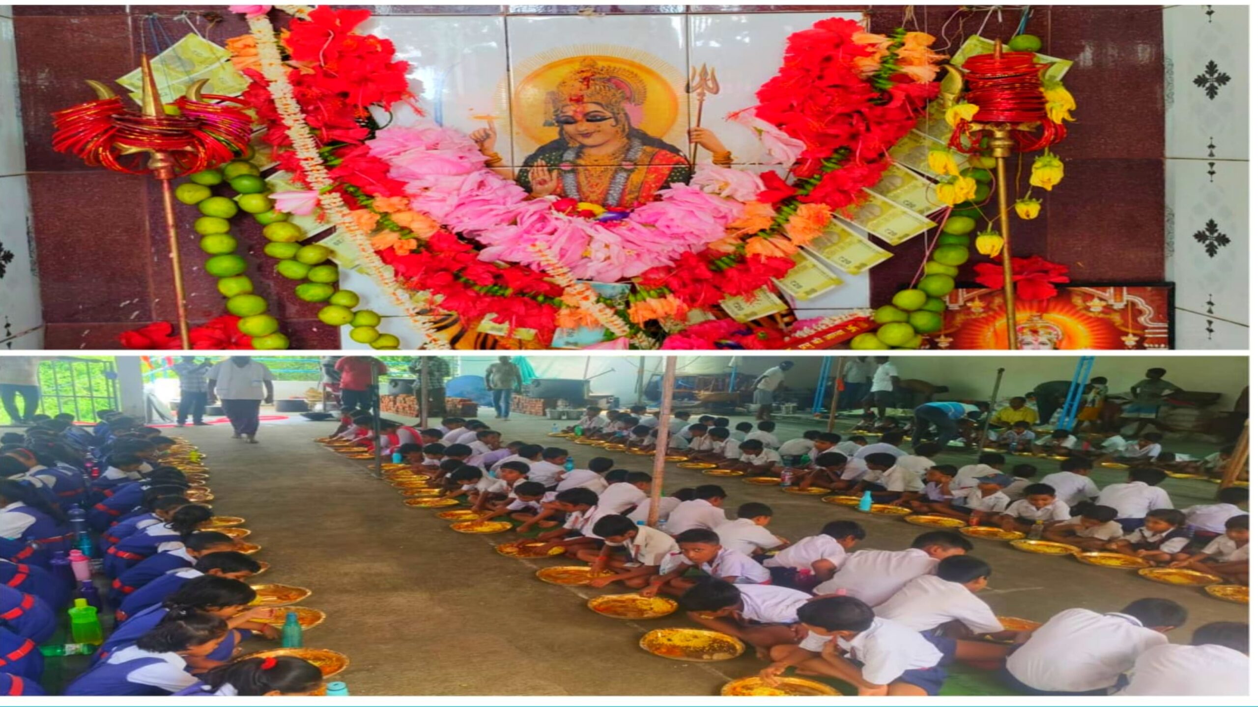 ମହାଗୌରୀ ବେଶ,କରଞ୍ଜ ବୃକ୍ଷ ମୂଳେ ପୂଜା ପାଇଲେ ମାଁ ଦୂର୍ଗା